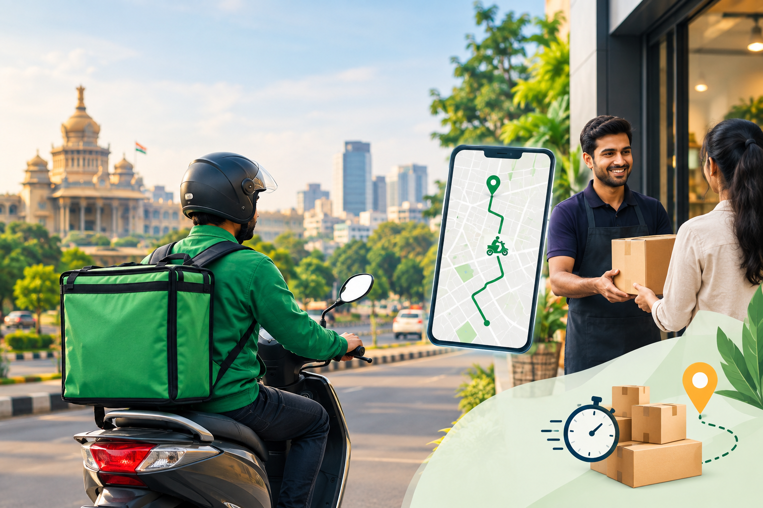 B2B hyperlocal delivery in Bangalore